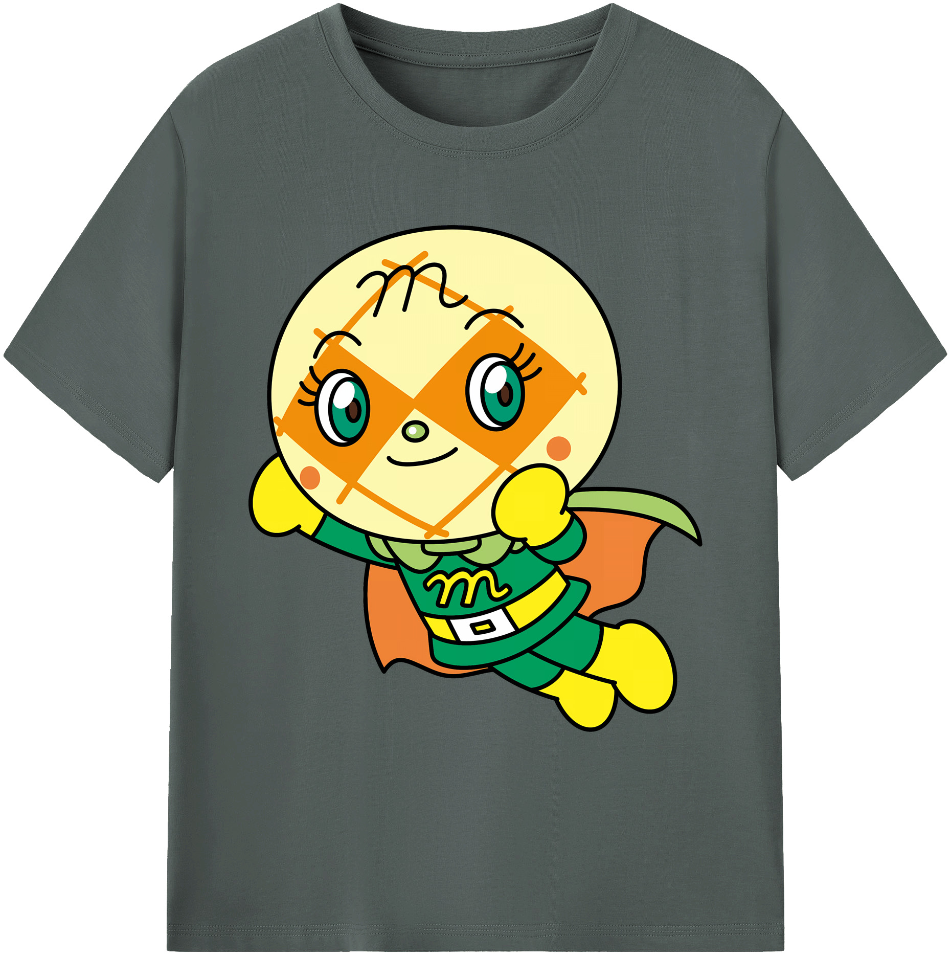 （画像用） アンパンマン Anpanman 綿100％ メンズ半袖Tシャツ｜肌触りやわらか＆通気性